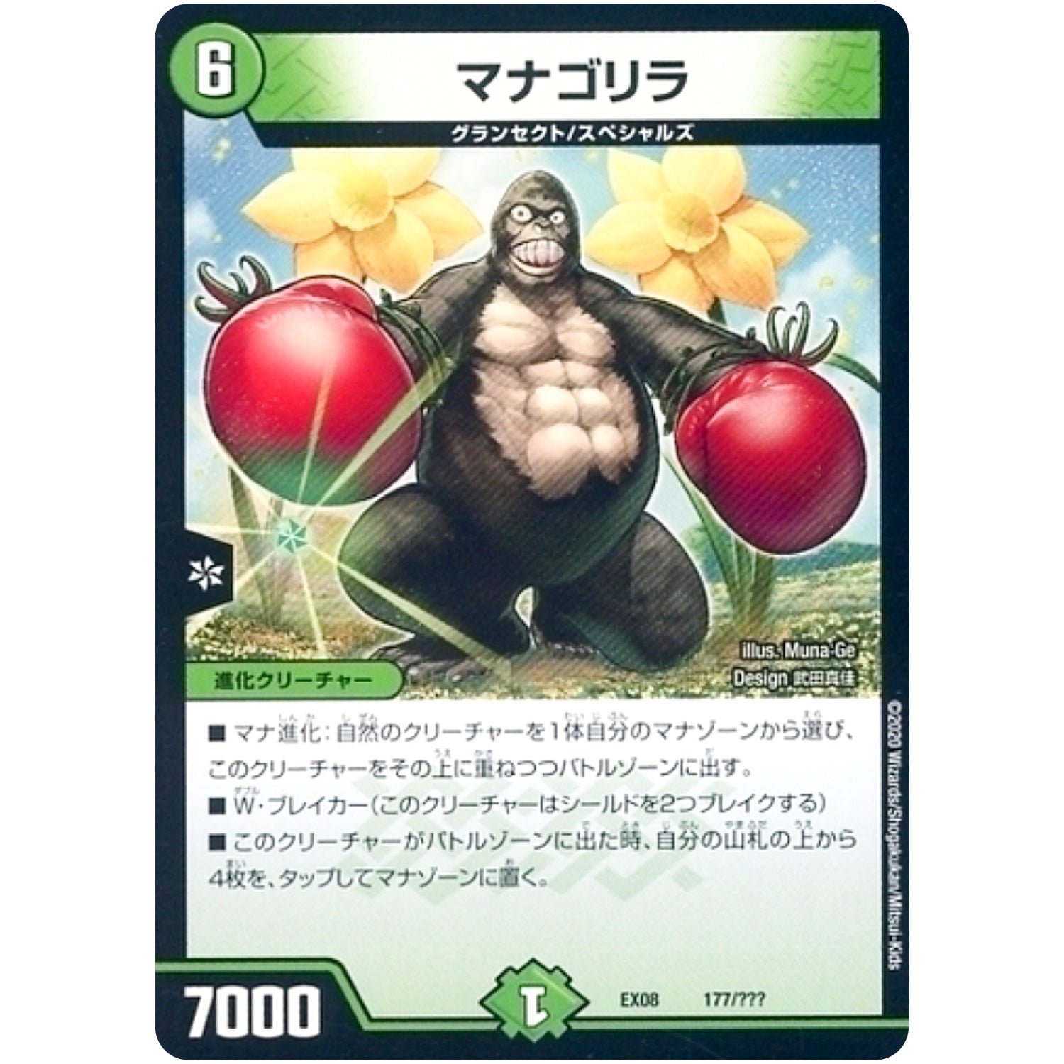 マナゴリラ (EX08 177/??? 謎のブラックボックスパック【DMEX-08】)