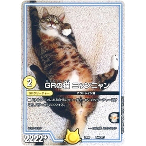 GRの猫 ニャンニャン (EX08 246/??? 謎のブラックボックスパック【DMEX-08】)