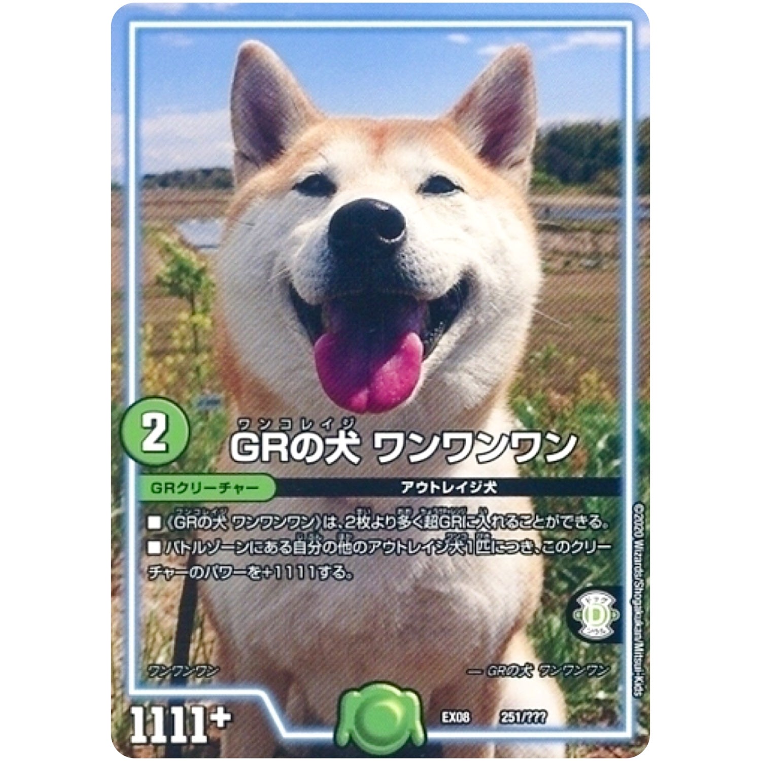 GRの犬 ワンワンワン (EX08 251/??? 謎のブラックボックスパック【DMEX-08】)