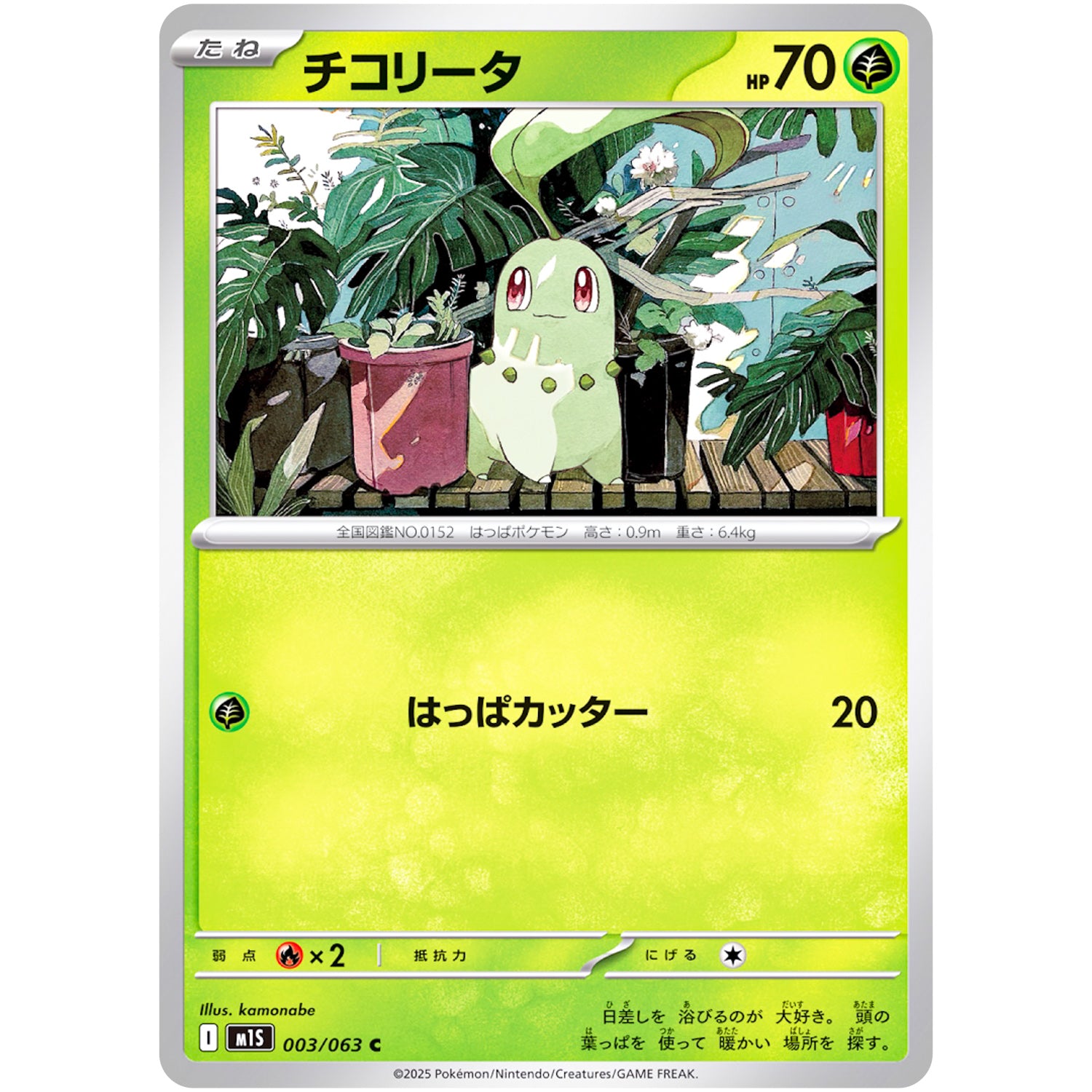 チコリータ【C】(003/063 メガシンフォニア【M1S】)