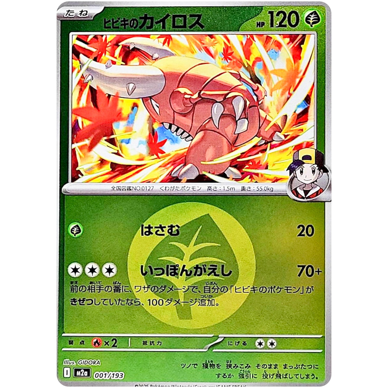 ヒビキのカイロス 草エネルギーミラー (001/193 MEGAドリームex【M2a】)