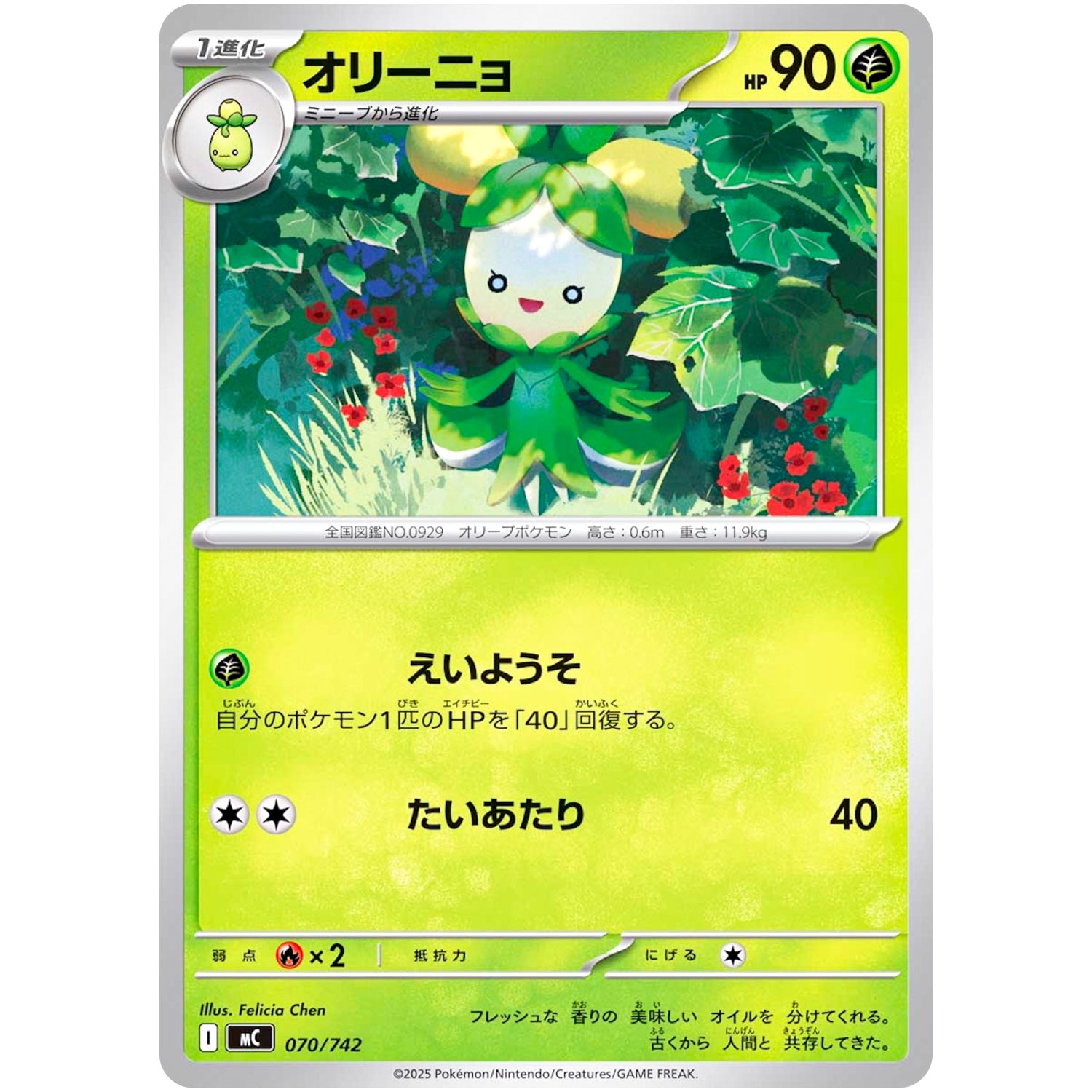 オリーニョ ノーマル仕様 (070/742 スタートデッキ100 バトルコレクション【MC】)