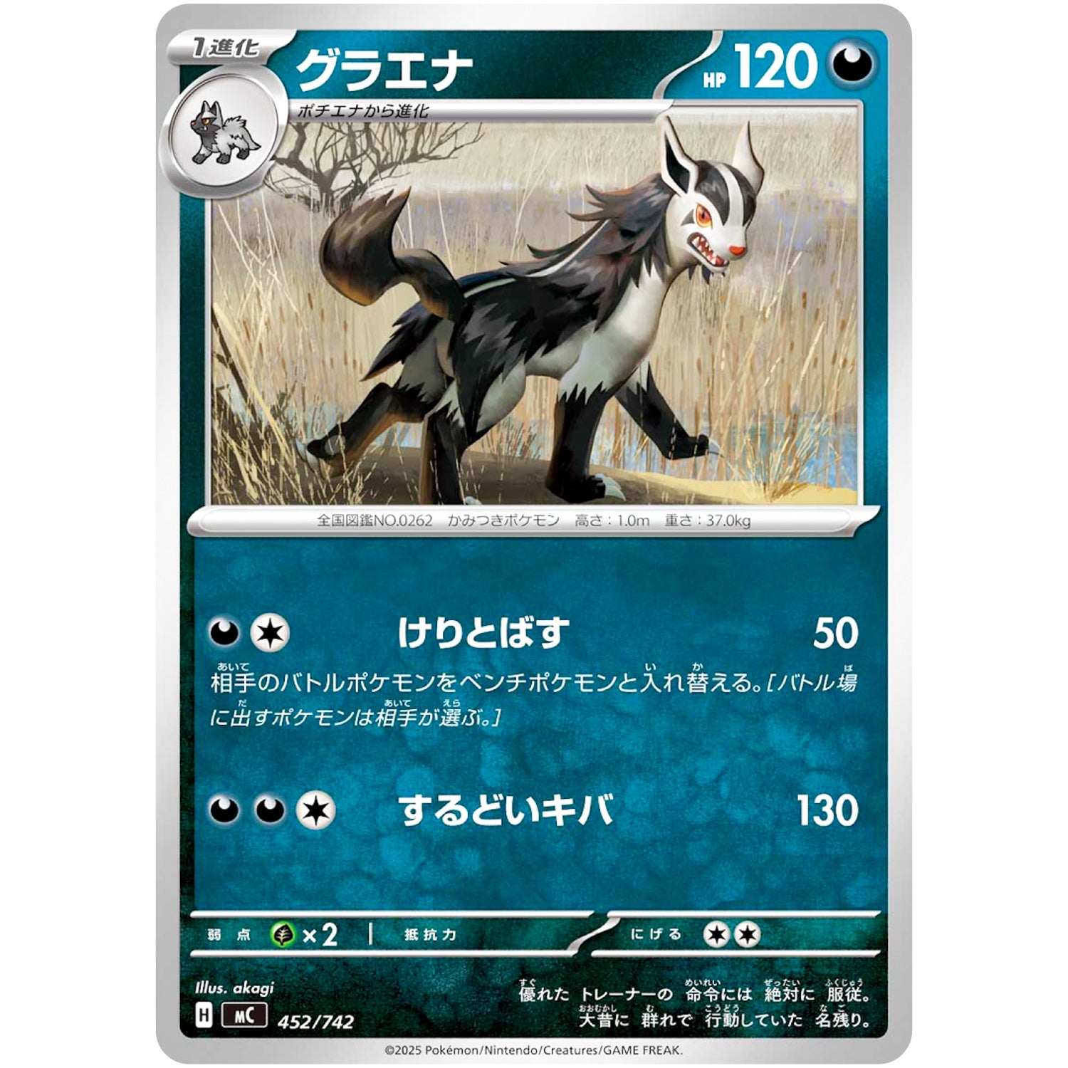 グラエナ (452/742 スタートデッキ100 バトルコレクション【MC】)