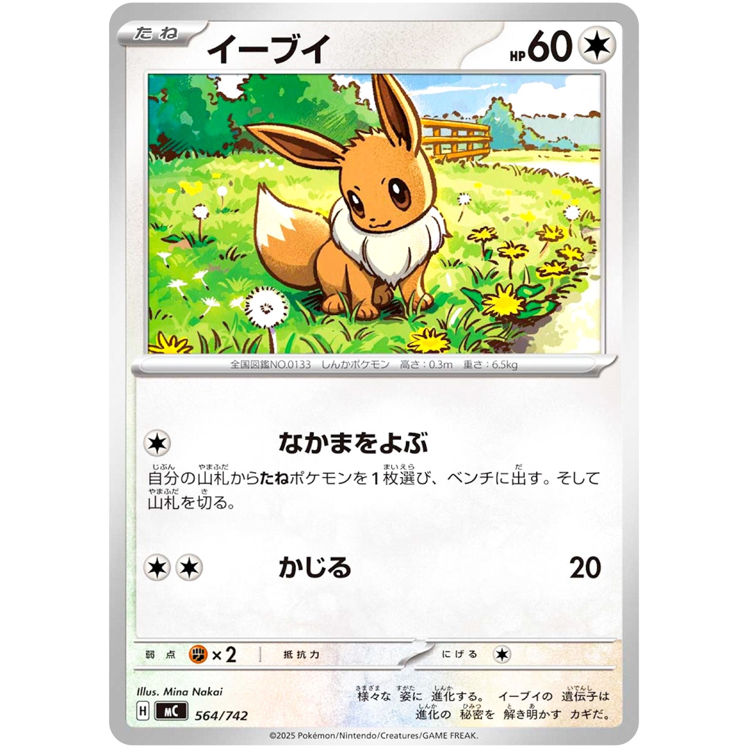 イーブイ ノーマル仕様 (564/742 スタートデッキ100 バトルコレクション【MC】)