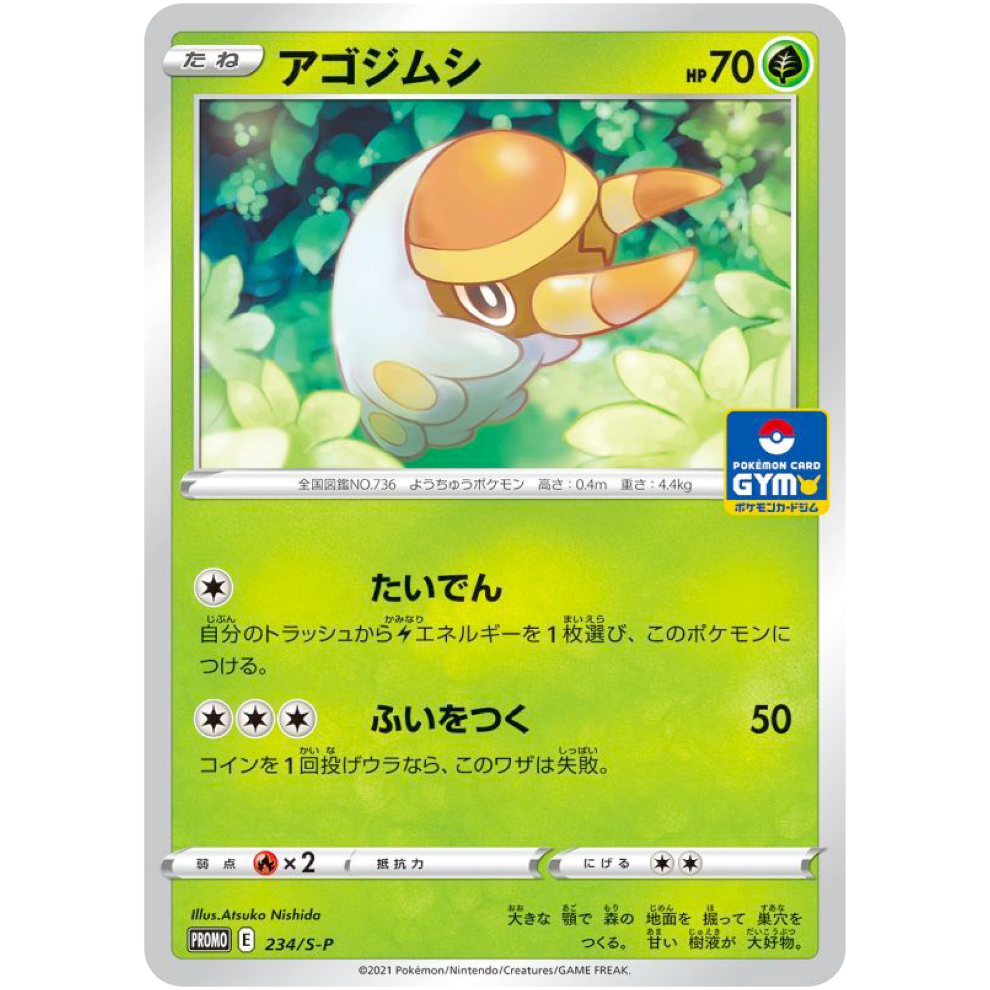 アゴジムシ (234/S-P ポケモンカードジム)