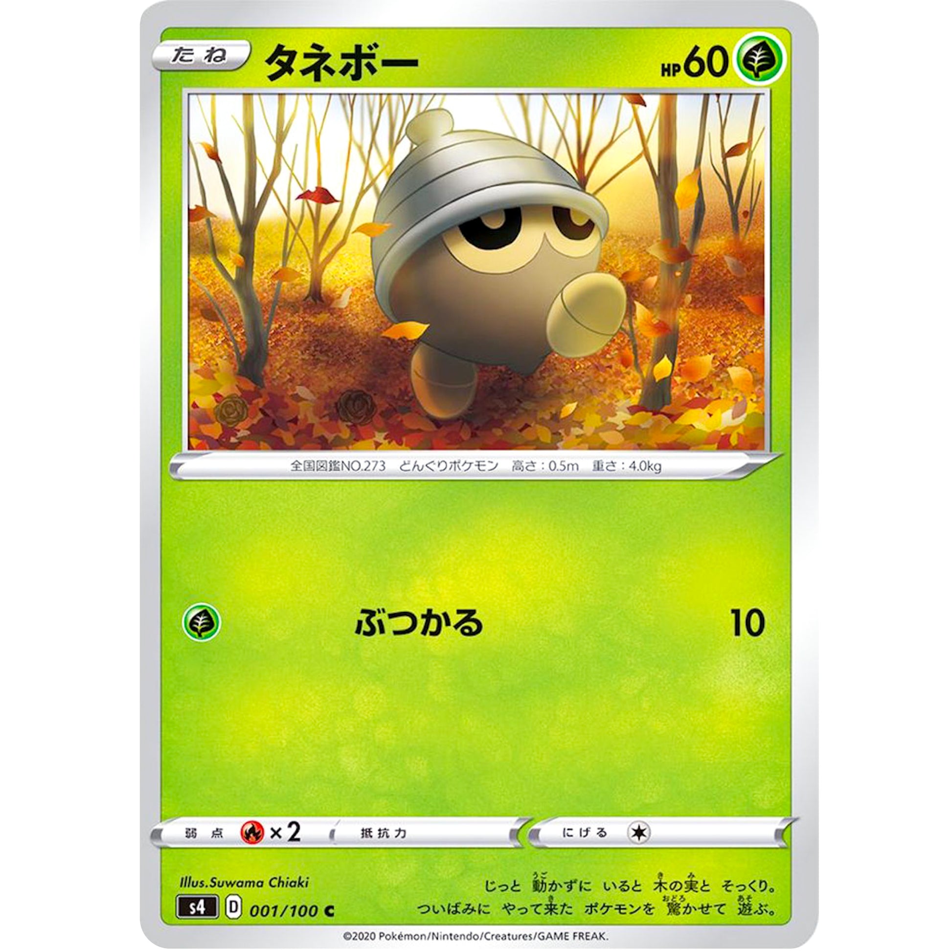 タネボー【C】(001/100 仰天のボルテッカー【S4】)