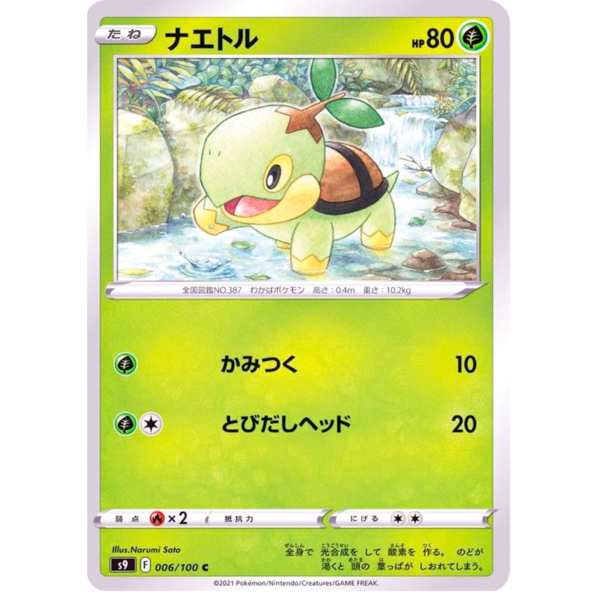 ナエトル【C】(006/100 スターバース【S9】)