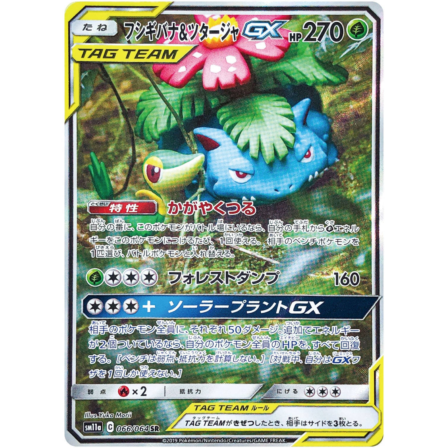 フシギバナ&ツタージャ GX SA【SR】(066/064 リミックスバウト【SM11a】)