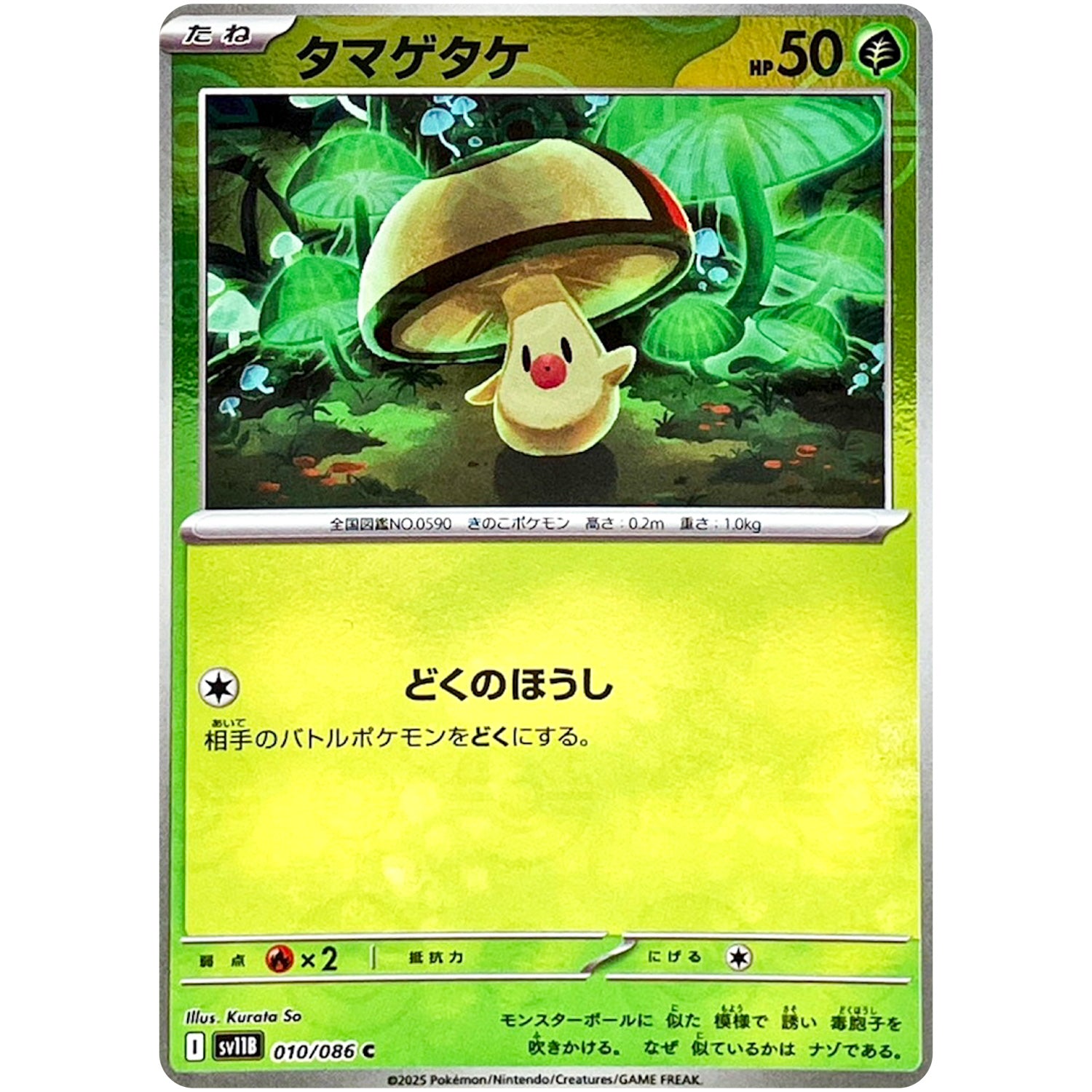 タマゲタケ ミラー【C】(010/086 ブラックボルト【SV11B】)