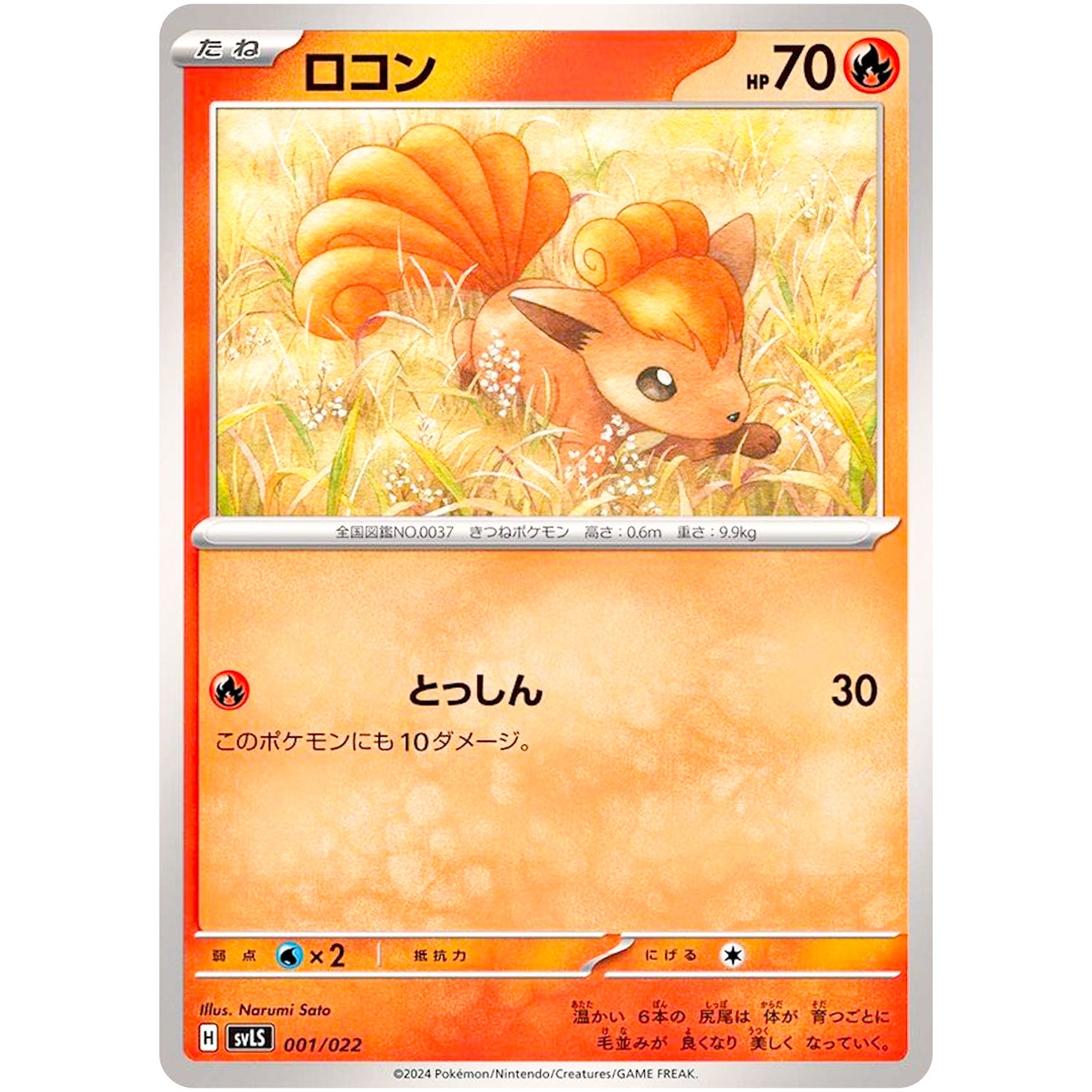 ロコン (001/022 スターターセット テラスタイプ:ステラ ソウブレイズex【SVLS】)